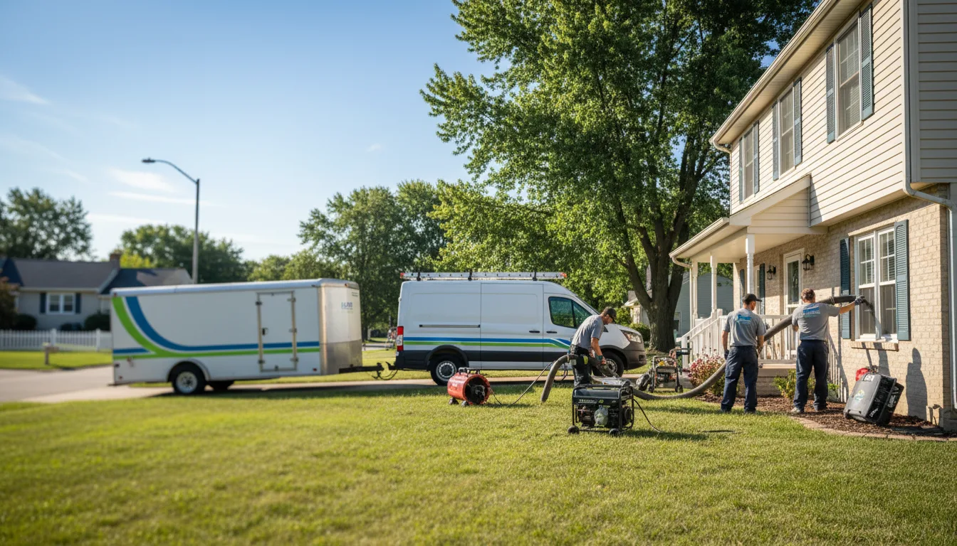 Flooded Basement Restoration And Cleanup With Repair in Emmons, MN near me